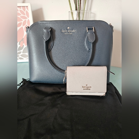kate spade Handbags - Kate Spade SET Darcy Leather Satchel AND Wallet